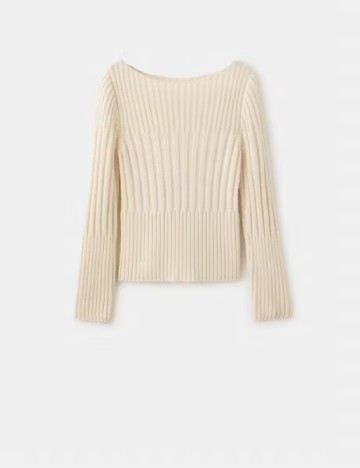 Pulover Mango, crem