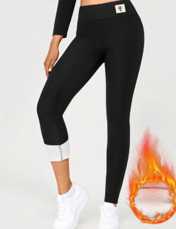 Colanti termici SHEIN, negru