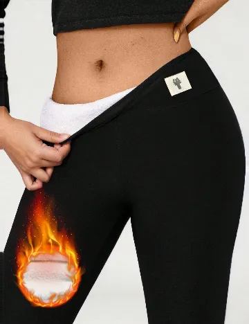 Colanti termici SHEIN, negru