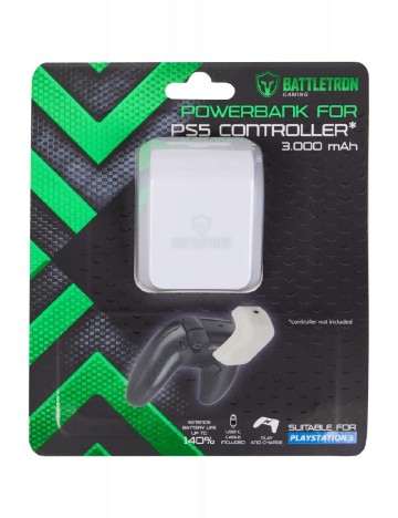 Baterie externă pentru controlerul PlayStation 5 Battletron, negru