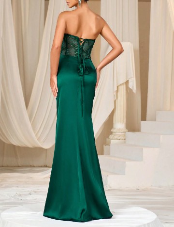 Rochie lunga Faeriesty, verde