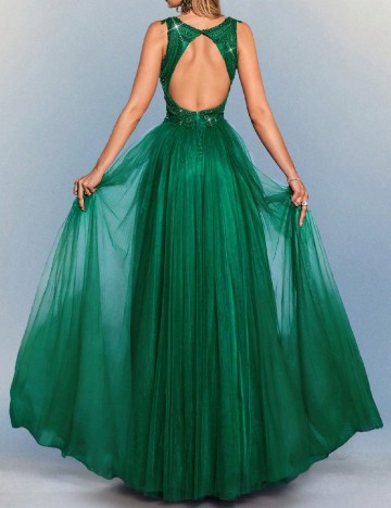 Rochie lunga SHEIN, verde