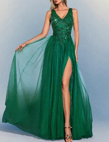 Rochie lunga SHEIN, verde