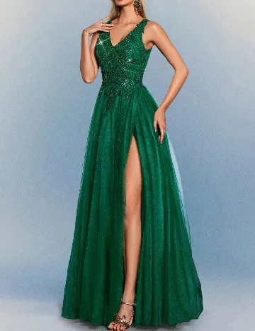 Rochie lunga SHEIN, verde