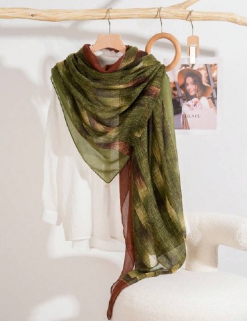 Esarfa SHEIN, verde