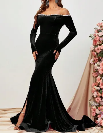 Rochie lunga Faeriesty, negru