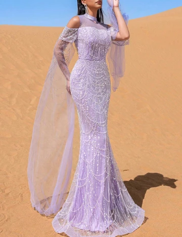 Rochie lunga SHEIN, mov