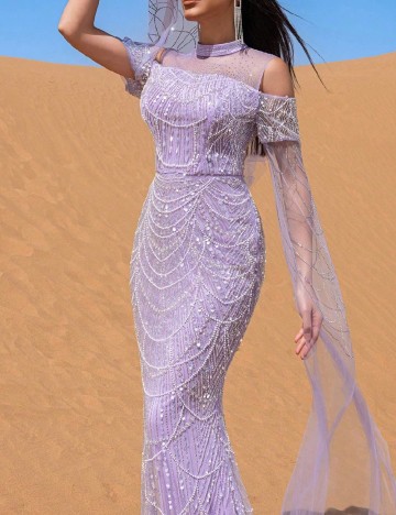 Rochie lunga SHEIN, mov