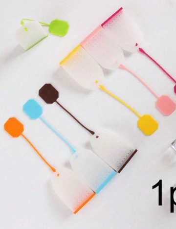Infuzor de ceai din silicon SHEIN, portocaliu