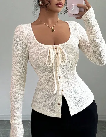 Bluza SHEIN, ecru