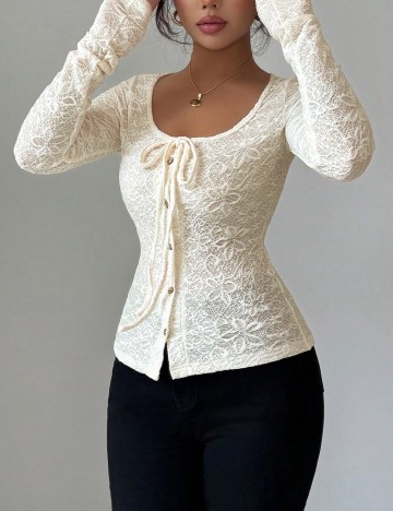 Bluza SHEIN, ecru