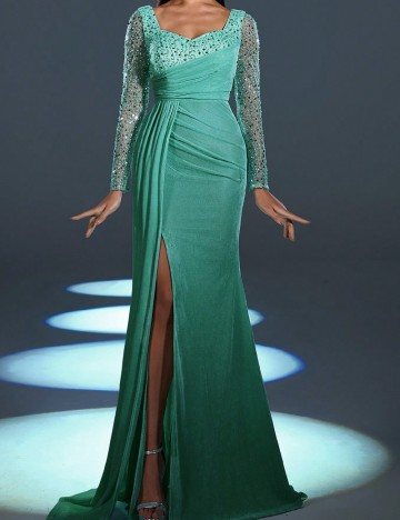 Rochie lunga Faeriesty, albastru