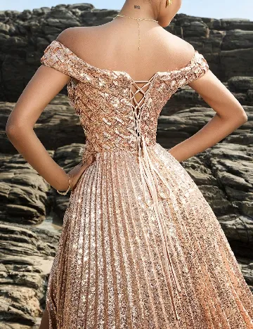 Rochie lunga SHEIN, crem