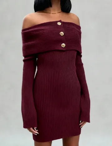 Rochie scurta SHEIN, visiniu