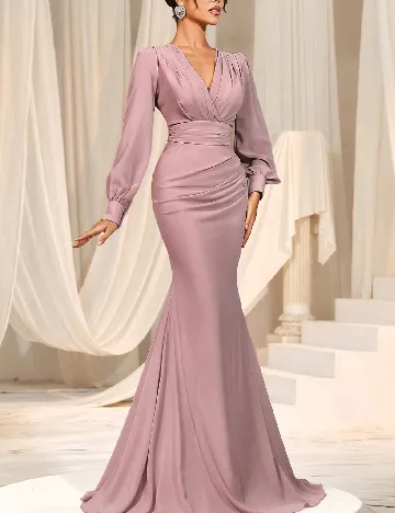 Rochie lunga Faeriesty, roz