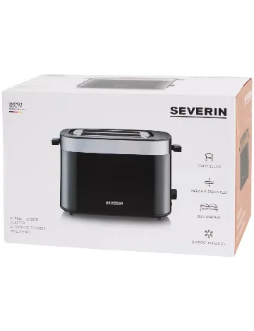 Prăjitor de pâine Severin, negru