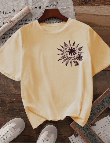 Tricou SHEIN CURVE, bej