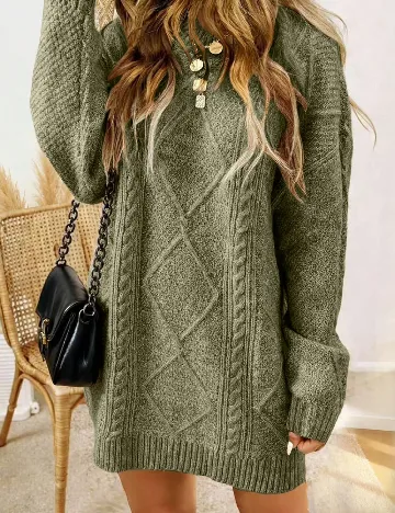 Rochie scurta SHEIN, verde