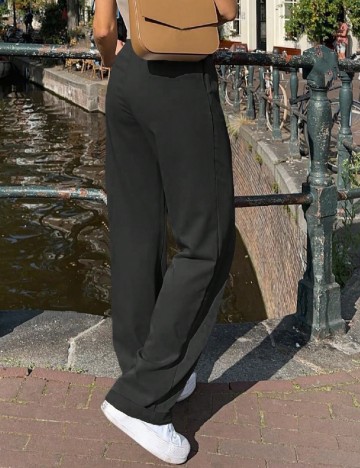 Pantaloni Myoursa, negru