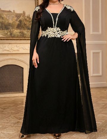 Rochie lunga SHEIN CURVE, negru