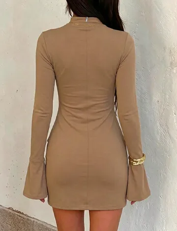 Rochie scurta SHEIN, maro
