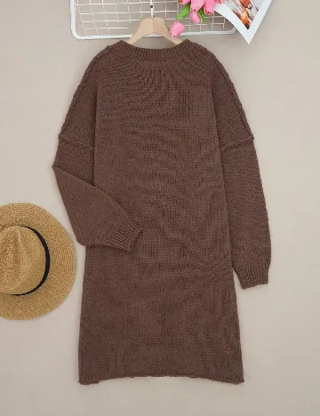 Rochie scurta SHEIN, maro