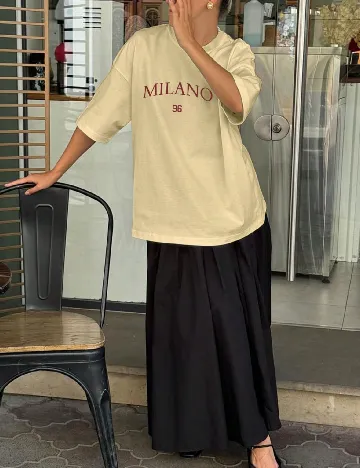Tricou SHEIN, bej