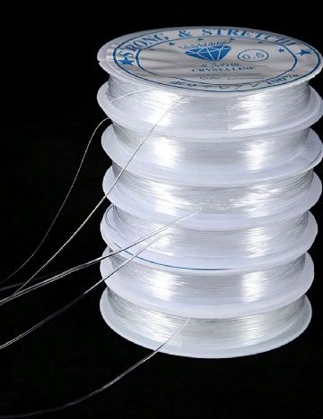 Set ata elastica 10 bucati SHEIN, transparent