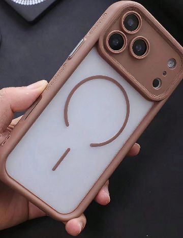 Husa iPhone 14 Pro Max SHEIN, transparent/maro