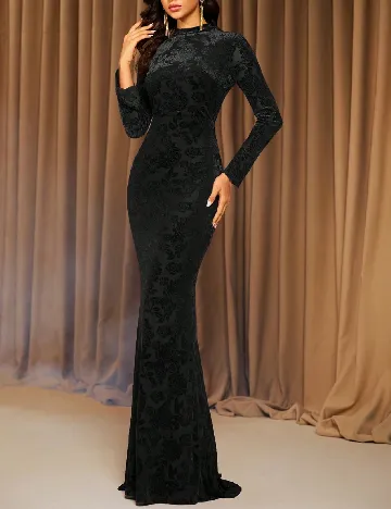 Rochie lunga Love&Lemonade, negru