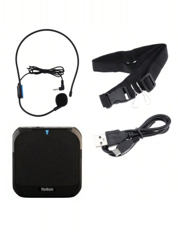 Mini amplificator de voce SHEIN, negru