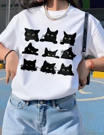 Tricou Shein Kids, alb