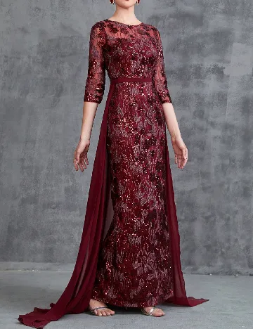 Rochie lunga Faeriesty, visiniu