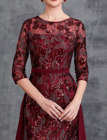 Rochie lunga Faeriesty, visiniu