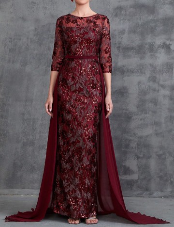 Rochie lunga Faeriesty, visiniu