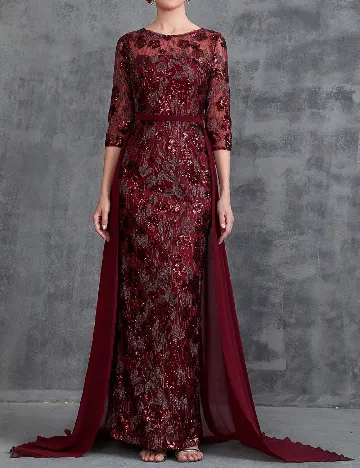 Rochie lunga Faeriesty, visiniu