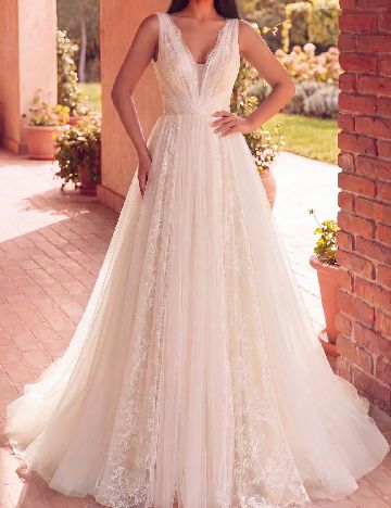Rochie lunga Faeriesty, alb