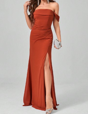 Rochie lunga UNITHORSE, rosu