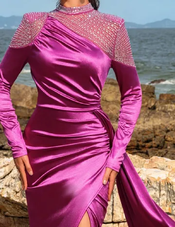 Rochie lunga Faeriesty, mov