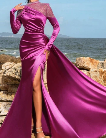 Rochie lunga Faeriesty, mov