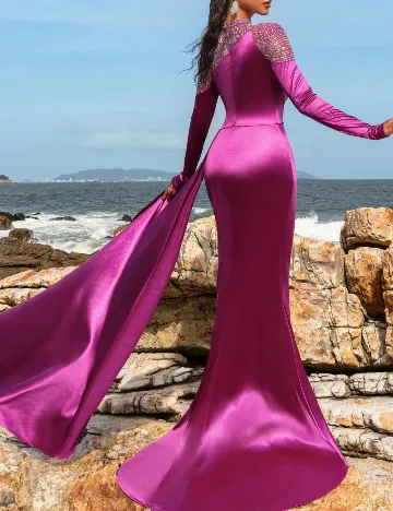 Rochie lunga Faeriesty, mov