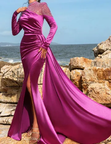 Rochie lunga Faeriesty, mov