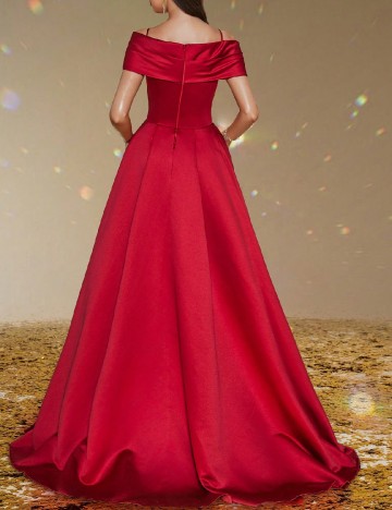 Rochie lunga Smilprince, rosu