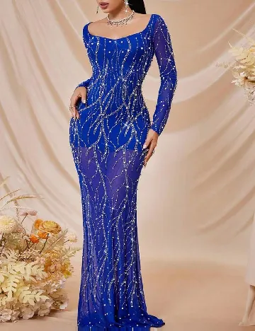Rochie lunga Nikbk, albastru