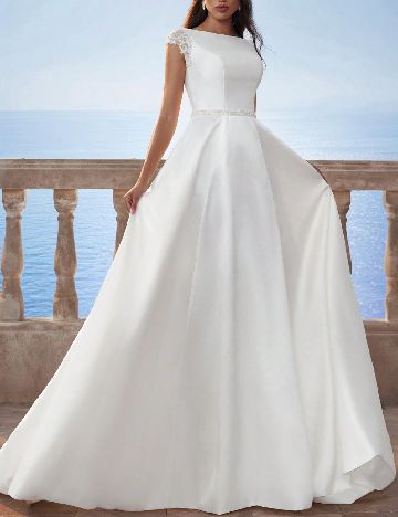 Rochie lunga Hearbobo, alb