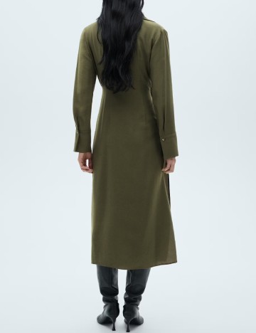 Rochie medie Mango, verde
