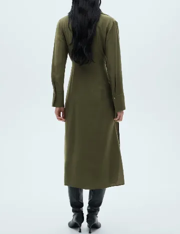 Rochie medie Mango, verde