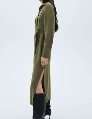 Rochie medie Mango, verde
