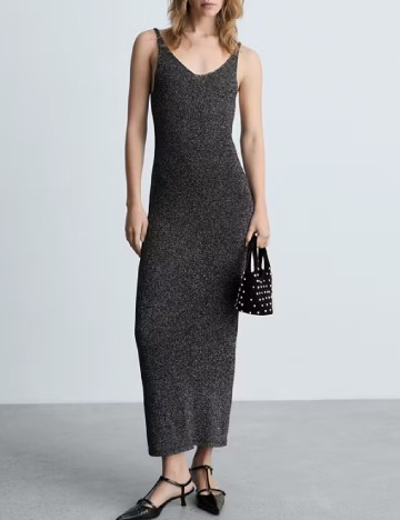 Rochie lunga Mango, negru