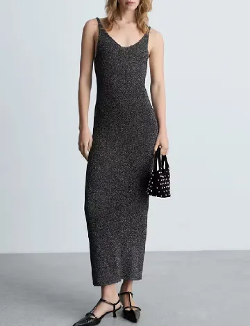 Rochie lunga Mango, negru